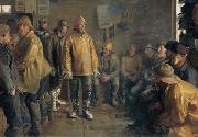 Michael Ancher, In the grocery store on a winter day when there is no fishing